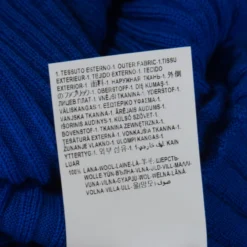 Versace Cobalt Blue Ribbed Wool Knit Medusa Fitted Midi Dress L For Women -Versace Official Website luxury women versace used clothes p176777 004