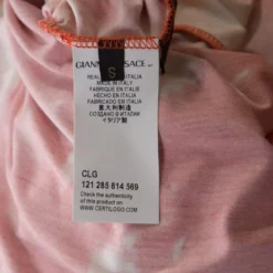 Versace Multicolor Baroque Printed Jersey Ruched Dress S For Women -Versace Official Website luxury women versace used clothes p180467 002