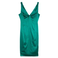 Versace Signature Silk Dress M For Women