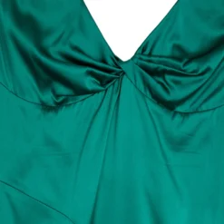 Versace Signature Silk Dress M For Women -Versace Official Website luxury women versace used clothes p18780 007