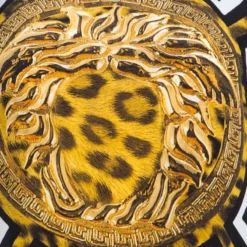 Versace Multicolor Medusa And Leopard Print Silk Boxy Fit Blouse S For Women -Versace Official Website luxury women versace used clothes p198779 004