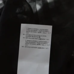 Versace Black Sheer Checkered Cotton Silk Gold Medusa Button Detail Shirt S For Women -Versace Official Website luxury women versace used clothes p205986 011