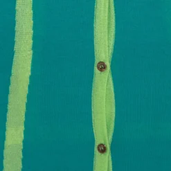 Versace Collection Green Graphic Knit Long Cardigan Set M/L For Women -Versace Official Website luxury women versace used clothes p213000 002