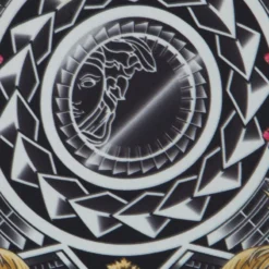 Versace Multicolor & Black Paneled Sleeveless Sheath Dress L For Women -Versace Official Website luxury women versace used clothes p227338 007