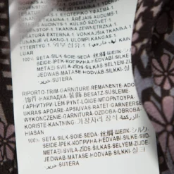 Versace Multicolor Abstract Printed Silk Long Sleeve Shirt S For Women -Versace Official Website luxury women versace used clothes p248835 006