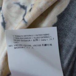 Versace Collection Bicolor Printed Knit V-Neck Top M For Women -Versace Official Website luxury women versace used clothes p257000 003