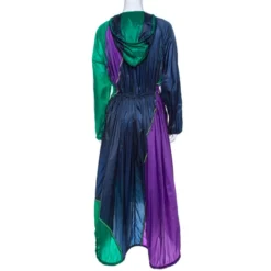 Versace Multicolor Nylon Long Raincoat S For Women -Versace Official Website luxury women versace used clothes p260657 003