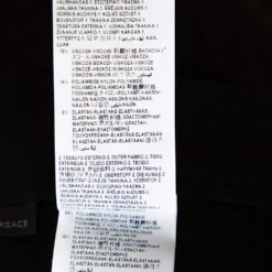 Versace Black Stretch Crepe Mesh Detail Pants M For Women 13 Versace Black Stretch Crepe Mesh Detail Pants M For Women -Versace Official Website luxury women versace used clothes p286012 005