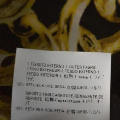 Versace Black Medusa Gold Chain Print Silk Shirt S For Women -Versace Official Website luxury women versace used clothes p316886 006