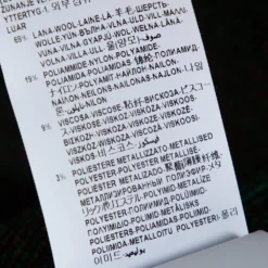 Versace Green Wool Tartan Pattern Sleeveless Sweater Vest S For Women -Versace Official Website luxury women versace used clothes p321940 006