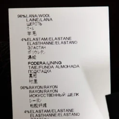 Versace Black Wool Medusa Chain Detail Tailored Blazer M For Women -Versace Official Website luxury women versace used clothes p325133 006