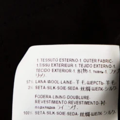 Versace Black Plaid Wool & Silk Mink Fur Trim Long Coat S For Women -Versace Official Website luxury women versace used clothes p327063 007