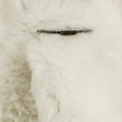 Versace Versus Beige Leather And Suede Fur Coat L For Women -Versace Official Website luxury women versace used clothes p32739 007