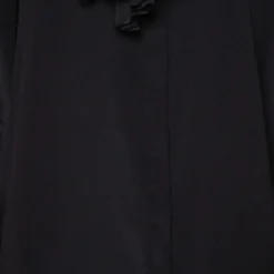 Versace Black Silk Tie Neck Detail Button Front Blouse L For Women -Versace Official Website luxury women versace used clothes p336967 007