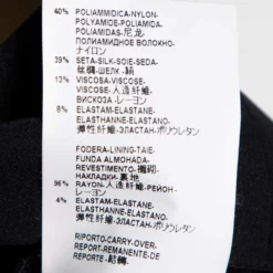 Versace Black Fabric Blend Cutout Stretch Knit Peplum Top S For Women -Versace Official Website luxury women versace used clothes p355449 008