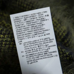 Versace Navy Blue Argyle Wool Knit Pencil Skirt M For Women -Versace Official Website luxury women versace used clothes p364973 001