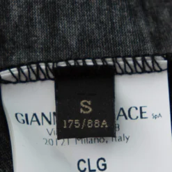 Versace Black Baroque Printed Cotton Crewneck T -Shirt S For Women -Versace Official Website luxury women versace used clothes p385413 005