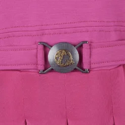 Versace Fuschia Flare Dress M For Women -Versace Official Website luxury women versace used clothes p39049 007