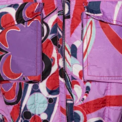 Versace Sport Multicolor Synthetic Quilted Bomber Jacket S For Women -Versace Official Website luxury women versace used clothes p391541 003