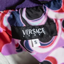 Versace Sport Multicolor Synthetic Quilted Bomber Jacket S For Women -Versace Official Website luxury women versace used clothes p391541 008