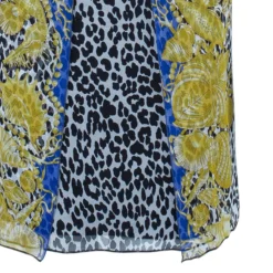 Versace Scarf Leopard Print Halterneck Dress M For Women -Versace Official Website luxury women versace used clothes p39919 005
