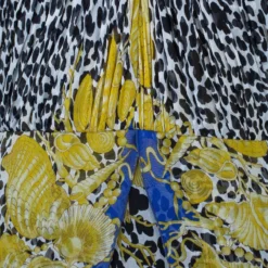 Versace Scarf Leopard Print Halterneck Dress M For Women -Versace Official Website luxury women versace used clothes p39919 007