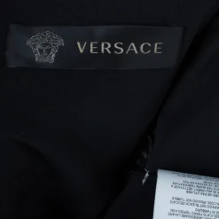 Versace Scarf Leopard Print Halterneck Dress M For Women -Versace Official Website luxury women versace used clothes p39919 008