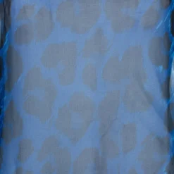 Versace Blue Animal Floral Silk Top M For Women -Versace Official Website luxury women versace used clothes p4020 007