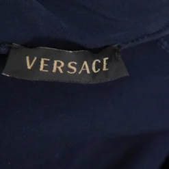 Versace Color Block Knit Long Sleeve High Neck Bodysuit S For Women -Versace Official Website luxury women versace used clothes p424725 008