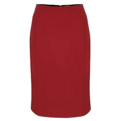 Versace Collection Red Pencil Skirt M For Women