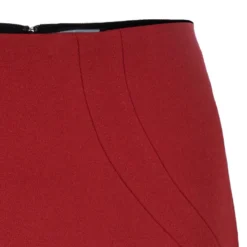 Versace Collection Red Pencil Skirt M For Women -Versace Official Website luxury women versace used clothes p42857 0004