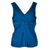 Versace Blue Sleeveless Stretch Top M For Women