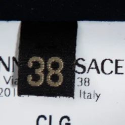 Versace Navy Blue & Pink Panelled Sheath Dress S For Women -Versace Official Website luxury women versace used clothes p448438 004