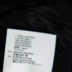 Versace Black Silk Fringed Sleeveless Crop Top S For Women -Versace Official Website luxury women versace used clothes p464576 004