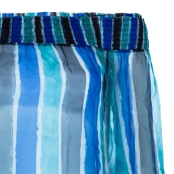 Versace Striped Printed Off-Shoulder Top S For Women -Versace Official Website luxury women versace used clothes p46815 0004