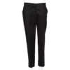 Versace Black Cotton Gold Ankle Detail Formal Trousers L For Women
