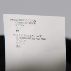 Versace Black Cotton Gold Ankle Detail Formal Trousers L For Women -Versace Official Website luxury women versace used clothes p487598 007