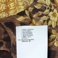 Versace Multicolor Baroque Printed Silk Button Front Shirt L For Women -Versace Official Website luxury women versace used clothes p495908 004