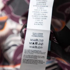 Versace Multicolored Printed Silk Button Front Shirt Dress L For Women -Versace Official Website luxury women versace used clothes p501402 008