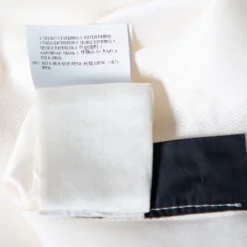 Versace Cream Floral Textured Silk Long Sleeve Blouse S For Women -Versace Official Website luxury women versace used clothes p504807 007