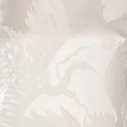 Versace Cream Floral Textured Silk Long Sleeve Blouse S For Women -Versace Official Website luxury women versace used clothes p504807 010