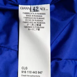 Versace Collection Blue Down Quilted & Fur Trimmed Belted Jacket M For Women 13 Versace Collection Blue Down Quilted & Fur Trimmed Belted Jacket M For Women -Versace Official Website luxury women versace used clothes p512370 004