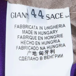 Versace Purple Tailored Blazer M For Women -Versace Official Website luxury women versace used clothes p52593 009