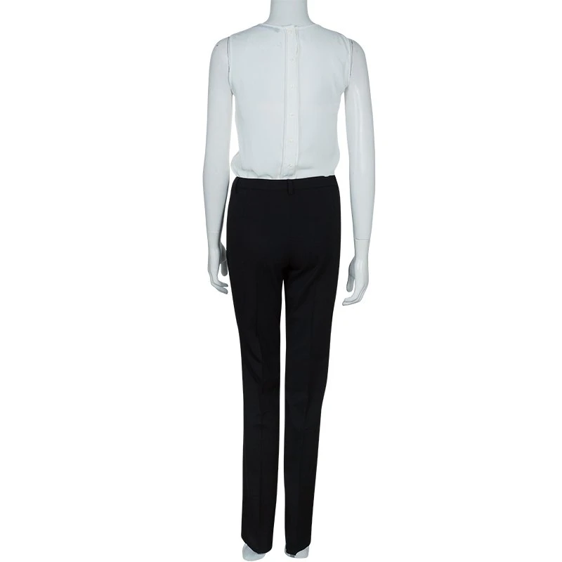 Versace Black Wool Trousers M For Women 3 Versace Black Wool Trousers M For Women - Image 3