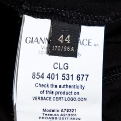 Versace Black Jersey Medusa Embellished Short Sleeve T-Shirt M For Women -Versace Official Website luxury women versace used clothes p543147 005