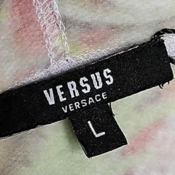 Versus Versace Multicolor Lion Parker Printed Cotton Fleece Hooded Sweatshirt L For Women -Versace Official Website luxury women versace used clothes p559505 002