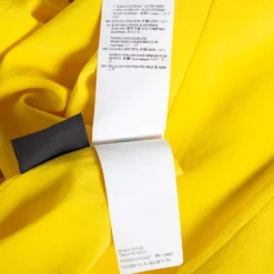 Versace Yellow Printed Silk Leather Trim Detailed Bodycon Dress S For Women -Versace Official Website luxury women versace used clothes p560620 001