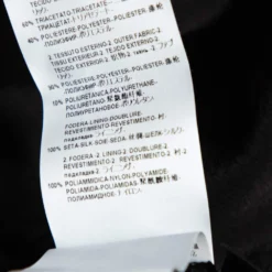 Versace Black Crepe & Lace Inset Detailed Single Breasted Blazer M For Women -Versace Official Website luxury women versace used clothes p567075 004