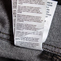 Versace Charcoal Grey Denim Rockstud Detail Button Front Jacket M For Women 17 Versace Charcoal Grey Denim Rockstud Detail Button Front Jacket M For Women -Versace Official Website luxury women versace used clothes p569398 006