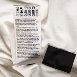 Versace Off-White Embellished Jersey Long Sleeve T-Shirt M For Women -Versace Official Website luxury women versace used clothes p572998 006